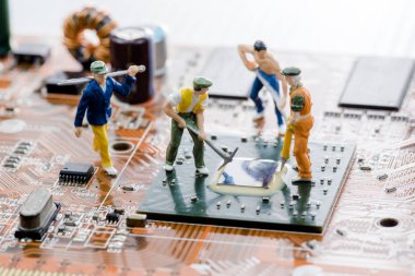 Bitcoin para yakın grafik kartına madencilik, gördüğümüz önemli arka plan bilgisayarın anakart, teknoloji.