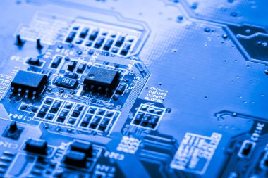 Abstract, elektronik devreler Mainboard teknoloji bilgisayar arka plan üzerinde (mantık kurulu, cpu anakart, ana kurulu, sistem kartına, mobo yakın çekim)