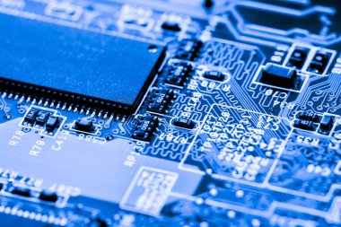 Abstract, elektronik devreler Mainboard teknoloji bilgisayar arka plan üzerinde (mantık kurulu, cpu anakart, ana kurulu, sistem kartına, mobo yakın çekim)