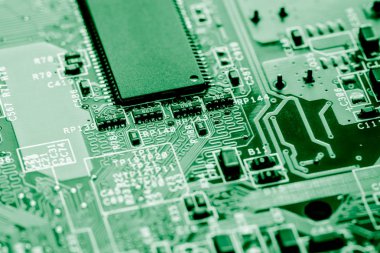 Abstract, elektronik devreler Mainboard teknoloji bilgisayar arka plan üzerinde (mantık kurulu, cpu anakart, ana kurulu, sistem kartına, mobo yakın çekim)