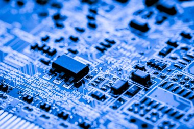 Abstract, elektronik devreler Mainboard teknoloji bilgisayar arka plan üzerinde (mantık kurulu, cpu anakart, ana kurulu, sistem kartına, mobo yakın çekim)