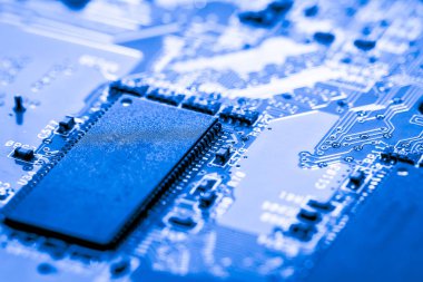 Abstract, elektronik devreler Mainboard teknoloji bilgisayar arka plan üzerinde (mantık kurulu, cpu anakart, ana kurulu, sistem kartına, mobo yakın çekim)