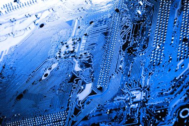 Abstract, elektronik devreler Mainboard teknoloji bilgisayar arka plan üzerinde (mantık kurulu, cpu anakart, ana kurulu, sistem kartına, mobo yakın çekim)
