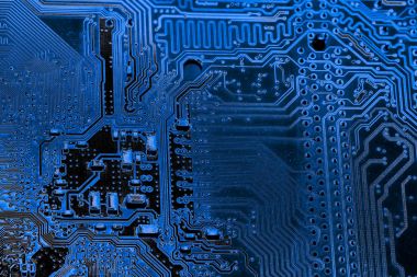 Abstract, elektronik devreler Mainboard teknoloji bilgisayar arka plan üzerinde (mantık kurulu, cpu anakart, ana kurulu, sistem kartına, mobo yakın çekim)