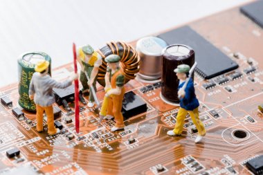 Bitcoin para yakın grafik kartına madencilik, gördüğümüz önemli arka plan bilgisayarın anakart, teknoloji.