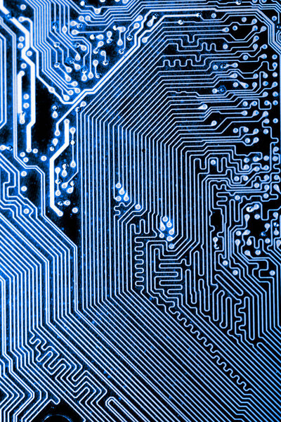 Abstract, close up of Circuits Electronic on Mainboard Technology computer background  (logic board,cpu motherboard,Main board,system board,mobo)