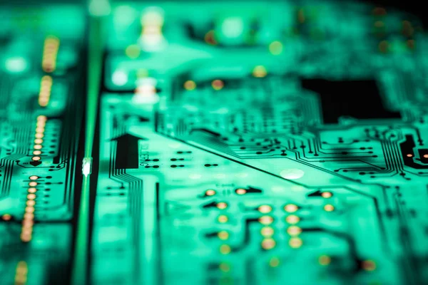 Abstract, elektronik devreler Mainboard teknoloji bilgisayar arka plan üzerinde (mantık kurulu, cpu anakart, ana kurulu, sistem kartına, mobo yakın çekim) — Stok fotoğraf