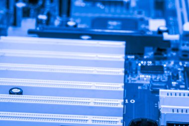 Abstract, elektronik devreler Mainboard teknoloji bilgisayar arka plan üzerine kapatalım. (mantık kurulu, cpu anakart, ana masa, sistem kartına, mobo)