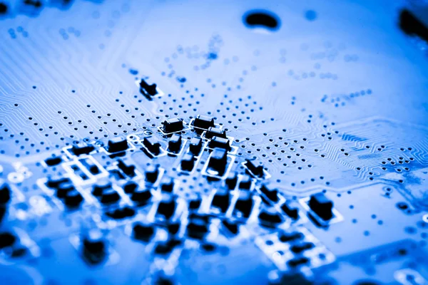 Abstract, elektronik devreler Mainboard teknoloji bilgisayar arka plan üzerine kapatalım. (mantık kurulu, cpu anakart, ana masa, sistem kartına, mobo)