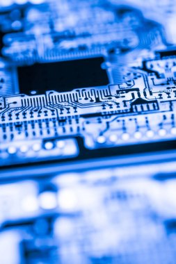 Abstract, elektronik devreler Mainboard teknoloji bilgisayar arka plan üzerine kapatalım. (mantık kurulu, cpu anakart, ana masa, sistem kartına, mobo)