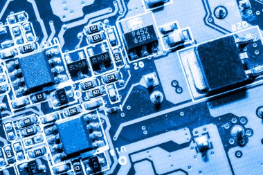 Abstract, elektronik devreler anakart bilgisayar teknoloji arka plan üzerinde yakın çekim. (mantık kurulu, cpu anakart, ana masa, sistem kartına, mobo)