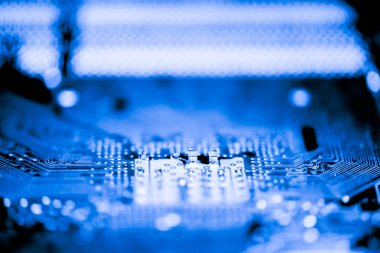 Abstract, elektronik devreler anakart bilgisayar teknoloji arka plan üzerinde yakın çekim. (mantık kurulu, cpu anakart, ana masa, sistem kartına, mobo)