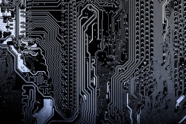 Abstract, elektronik devreler anakart bilgisayar teknoloji arka plan üzerinde yakın çekim. (mantık kurulu, cpu anakart, ana masa, sistem kartına, mobo)