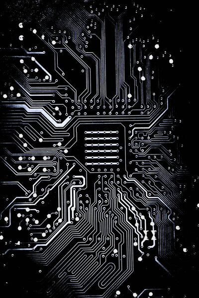 Abstract,close up of Circuits Electronic on Mainboard computer Technology background. (logic board,cpu motherboard,Main board,system board,mobo)