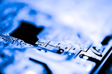 Abstract, elektronik devreler anakart bilgisayar teknoloji arka plan üzerinde yakın çekim. (mantık kurulu, cpu anakart, ana masa, sistem kartına, mobo)
