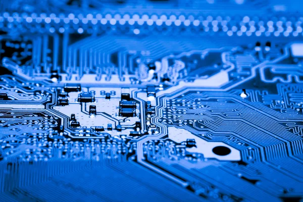 Elektronik devreler anakart bilgisayar teknoloji arka plan üzerinde kapat.
