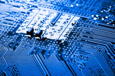 Abstract, elektronik devreler anakart bilgisayar teknoloji arka plan üzerinde yakın çekim. (mantık kurulu, cpu anakart, ana masa, sistem kartına, mobo)