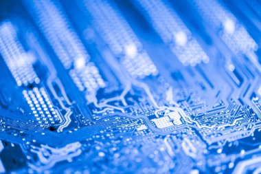 Abstract, elektronik devreler anakart bilgisayar teknoloji arka plan üzerinde yakın çekim. (mantık kurulu, cpu anakart, ana masa, sistem kartına, mobo)