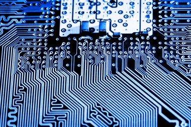 Abstract, elektronik devreler anakart bilgisayar teknoloji arka plan üzerinde yakın çekim. (mantık kurulu, cpu anakart, ana masa, sistem kartına, mobo)