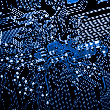 Abstract, elektronik devreler anakart bilgisayar teknoloji arka plan üzerinde yakın çekim. (mantık kurulu, cpu anakart, ana masa, sistem kartına, mobo)