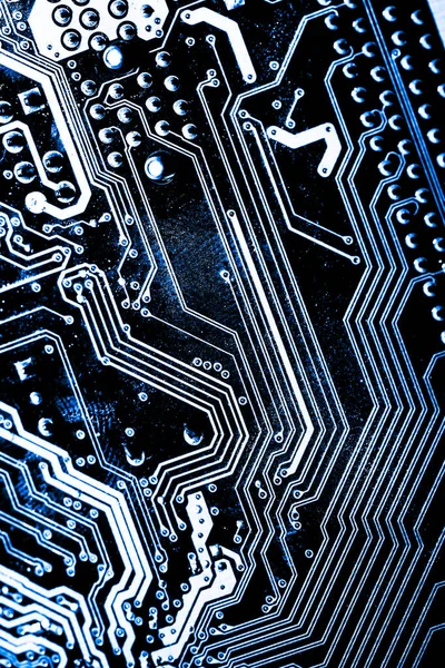 Abstract,close up of Circuits Electronic on Mainboard computer Technology background. (logic board,cpu motherboard,Main board,system board,mobo) — Stock Photo, Image