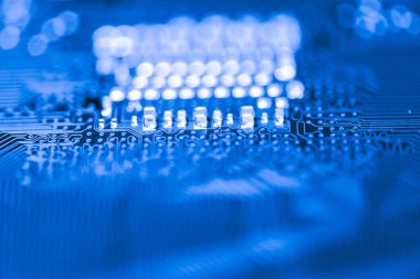 Abstract, elektronik devreler anakart bilgisayar teknoloji arka plan üzerinde yakın çekim. (mantık kurulu, cpu anakart, ana masa, sistem kartına, mobo)