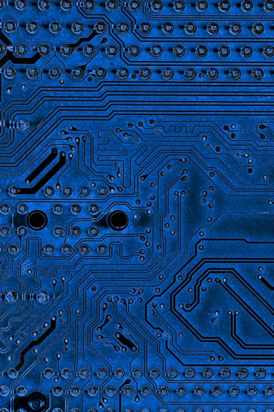 Abstract, Close-up de Circuitos Eletrônicos no computador de bordo Tecnologia de fundo. (placa lógica, placa-mãe do cpu, placa principal, placa do sistema, mobo ) — Fotografia de Stock