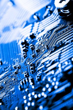 Abstract, elektronik devreler anakart bilgisayar teknoloji arka plan üzerinde yakın çekim. (mantık kurulu, cpu anakart, ana masa, sistem kartına, mobo)