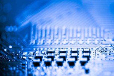 Abstract, elektronik devreler anakart bilgisayar teknoloji arka plan üzerinde yakın çekim. (mantık kurulu, cpu anakart, ana masa, sistem kartına, mobo)