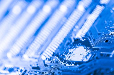 Abstract, elektronik devreler anakart bilgisayar teknoloji arka plan üzerinde yakın çekim. (mantık kurulu, cpu anakart, ana masa, sistem kartına, mobo)
