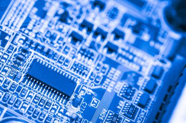 Abstract, elektronik devreler anakart bilgisayar teknoloji arka plan üzerinde yakın çekim. (mantık kurulu, cpu anakart, ana masa, sistem kartına, mobo)
