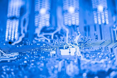 Abstract, elektronik devreler anakart bilgisayar teknoloji arka plan üzerinde yakın çekim. (mantık kurulu, cpu anakart, ana masa, sistem kartına, mobo)