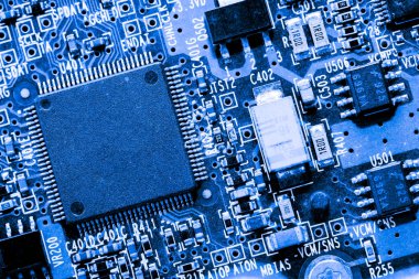Abstract, elektronik devreler anakart bilgisayar teknoloji arka plan üzerinde yakın çekim. (mantık kurulu, cpu anakart, ana masa, sistem kartına, mobo)
