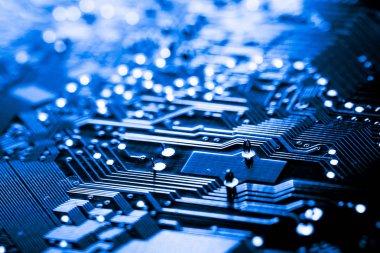 Abstract, elektronik devreler anakart bilgisayar teknoloji arka plan üzerinde yakın çekim. (mantık kurulu, cpu anakart, ana masa, sistem kartına, mobo)