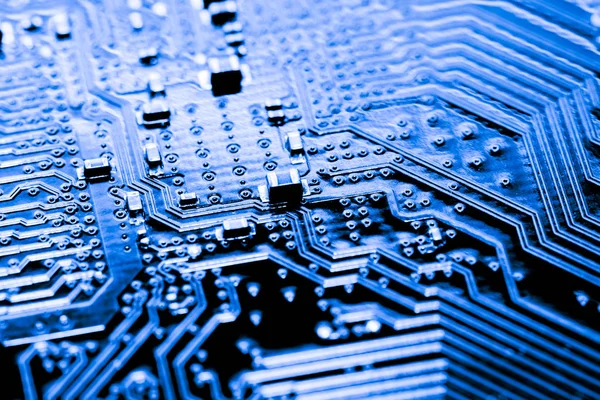 Abstract,Close up of Circuits Electronic on Mainboard computer Technology background. (logic board,cpu motherboard,Main board,system board,mobo) — Stock Photo, Image