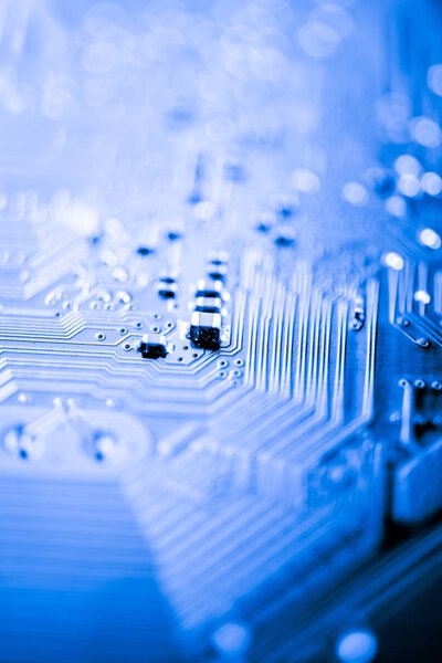 Abstract,Close up of Circuits Electronic on Mainboard computer Technology background. (logic board,cpu motherboard,Main board,system board,mobo)