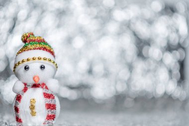 soyut bulanık noel ağacı bokeh arkaplanı.