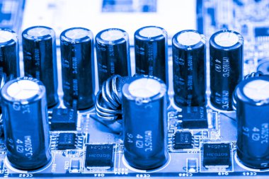 Abstract, Mainboard elektronik bilgisayar arka planı kapat. (mantık kurulu, cpu anakart, ana masa, sistem kartına, mobo)