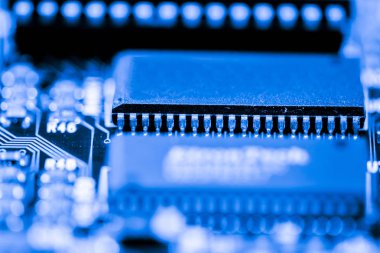 Abstract, Mainboard elektronik bilgisayar arka planı kapat. (mantık kurulu, cpu anakart, ana masa, sistem kartına, mobo)