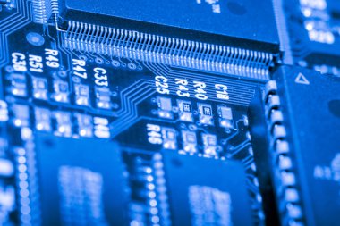 Abstract, Mainboard elektronik bilgisayar arka planı kapat. (mantık kurulu, cpu anakart, ana masa, sistem kartına, mobo)