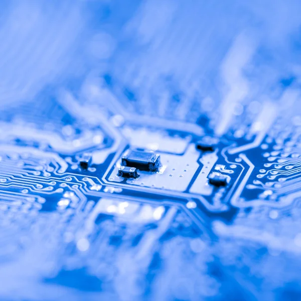 Abstract Close Van Elektronische Mainboard Achtergrond Van Computer Printplaat Cpu — Stockfoto