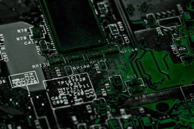 Abstract, Mainboard elektronik bilgisayar arka planı kapat. (mantık kurulu, cpu anakart, ana masa, sistem kartına, mobo)