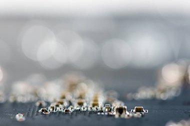 Abstract, Mainboard elektronik bilgisayar arka planı kapat. (mantık kurulu, cpu anakart, ana masa, sistem kartına, mobo)