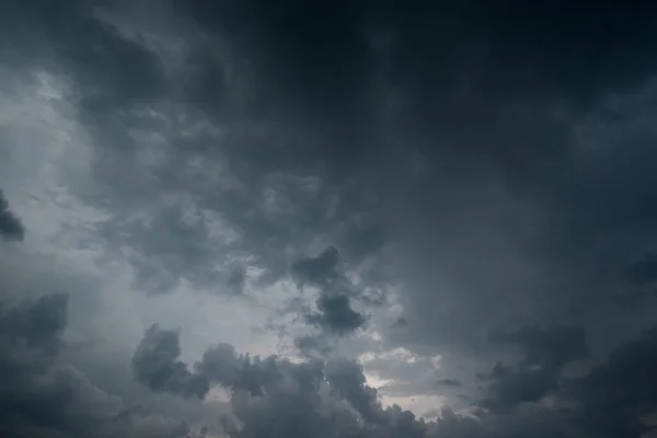 Nubi Buie Tempesta Con Sfondo Nuvole Scure Prima Temporale — Foto Stock