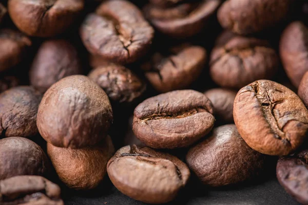 Chicchi Caffè Sono Sfondo — Foto Stock