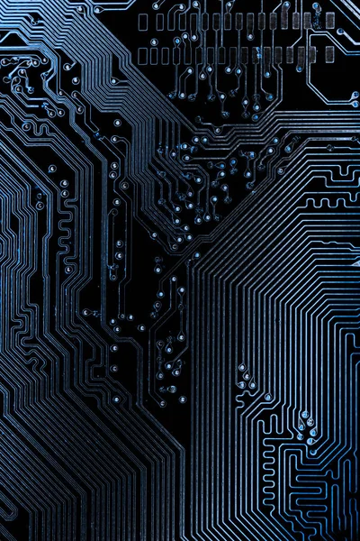 Abstract Close Van Elektronische Mainboard Achtergrond Van Computer Printplaat Cpu — Stockfoto