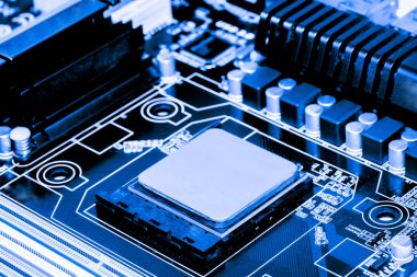 Abstract, Mainboard elektronik bilgisayar arka planı kapat. (mantık kurulu, cpu anakart, ana masa, sistem kartına, mobo)