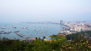 En güzel bakış açısı Pattaya Beach Pattaya City Chonburi, Thailand.