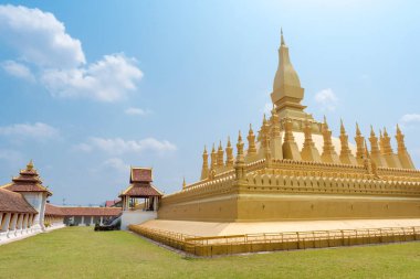 Pha Luang tapınak Vientiane, Laos, güzel mimari