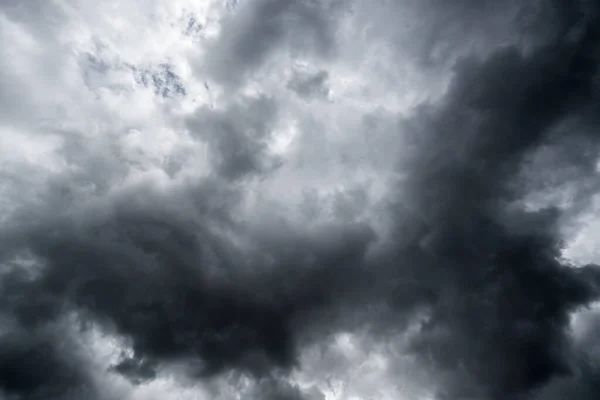 Nuages Orageux Sombres Avec Fond Nuages Sombres Avant Orage — Photo